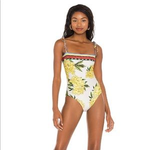 Agua Bendita x Revolve Kaylan One Piece Swimsuit in Multi Blossoms Voila